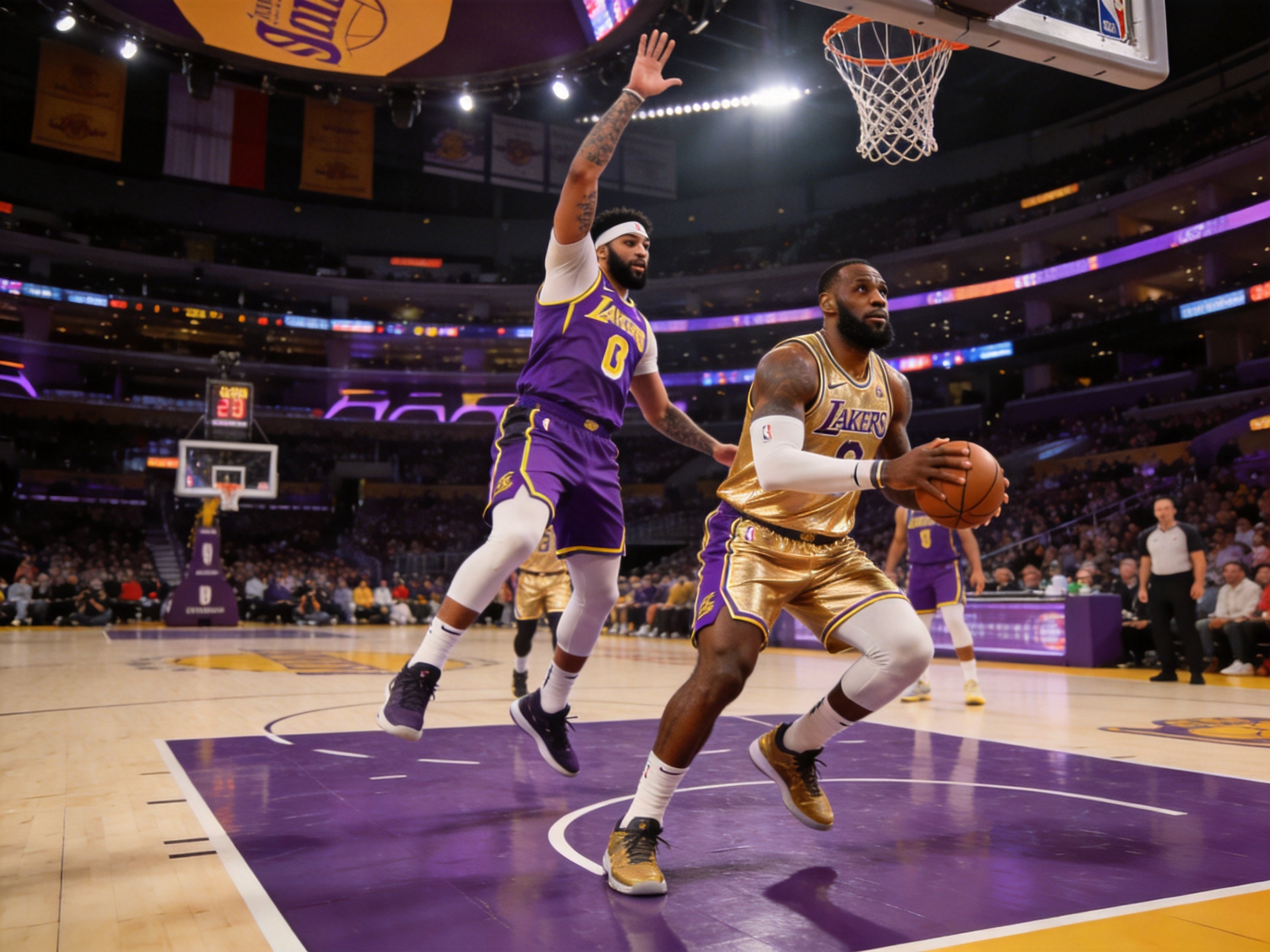 NBA常规赛 湖人胜